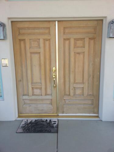 Silver Plus Painting entry door_before