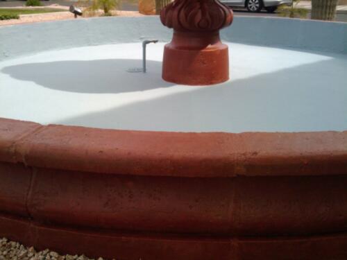 fountain staining